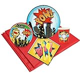 Superhero Comics Party Supplies - Party Pack for 24