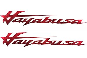 Lorick Motorcycle Accessories Gas Tank Fender Cowl Fairing Laser Sticker Reflective Decal Compatible with Suzuki Hayabusa GSXR1300 Red, TGJM1