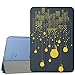 MoKo Case for iPad Mini 3 / 2 / 1, Ultra Slim Lightweight Smart-shell Stand Cover with Translucent Frosted Back Protector for Apple iPad Mini 1/ Mini 2/ Mini 3, City Night View (with Auto Wake/ Sleep)