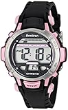 Armitron Sport Women's 45/7036PNK Pink Accented Black Resin Strap Digital Chronograph Sport Watch