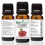 BioFinest Cherry Fragrance Oil - 100% Pure Natural Fruit - For Home Aromatherapy, Essential Oil Diffuser, Air Refresher, Skin and Hair Care Cosmetic Flavoring Candles Soap Spray - FREE E-Book (10ml)