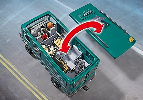 playmobil money transport vehicle
