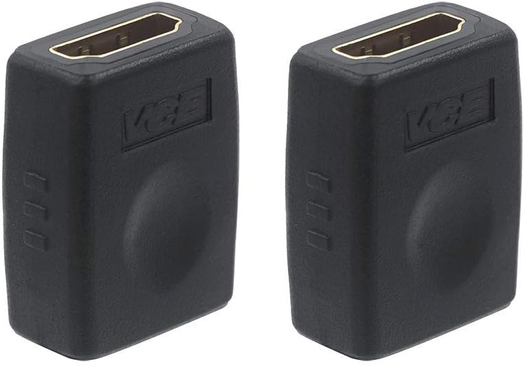 VCE HDMI Coupler HDMI 4K Female to Female Connector Adapter 2 Pack: Electronics
