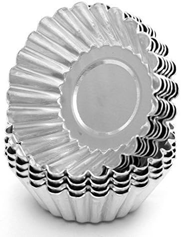 Baking Cups baking cups aluminum Egg Tart Aluminum Cupcake Cake Cookie Mold Pudding Tin Baking Mould baking cups for cupcakes Size 5.7cm 20 pcs