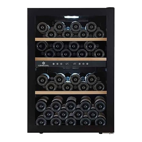 Cavecool nevera de vino independiente – Almacena y madura hasta 62 ...
