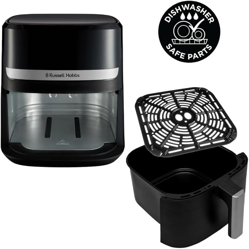 Heißluftfritteuse XL, Satisfry 5,5 l, Schwarz, 27621-56