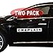CHAPLAIN Magnetic signs - 2 PK, 24 x 3 for Car Truck Van SUV Fire EMS EMT Police - US DOT Approved Size