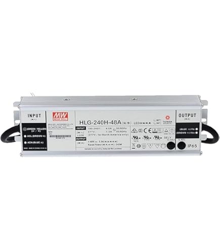 電源ユニット HLG-240H-48A HLG-240H-48A - Meanwell LED Driver 240W, 48V Output, IP65