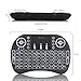 FotoFo Mini Wireless 2.4G Backlit Touchpad Keyboard with Mouse for PC / Mac/ Android TV BOX/ TV Box