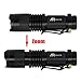 AR happy online 5 Pack AR-100 LED Flashlight, 3 Light Modes, Water Resistant, Mini Zoomable Flashlight Torch with Clip for Indoor, Outdoor, Camping, Hiking and Cycling