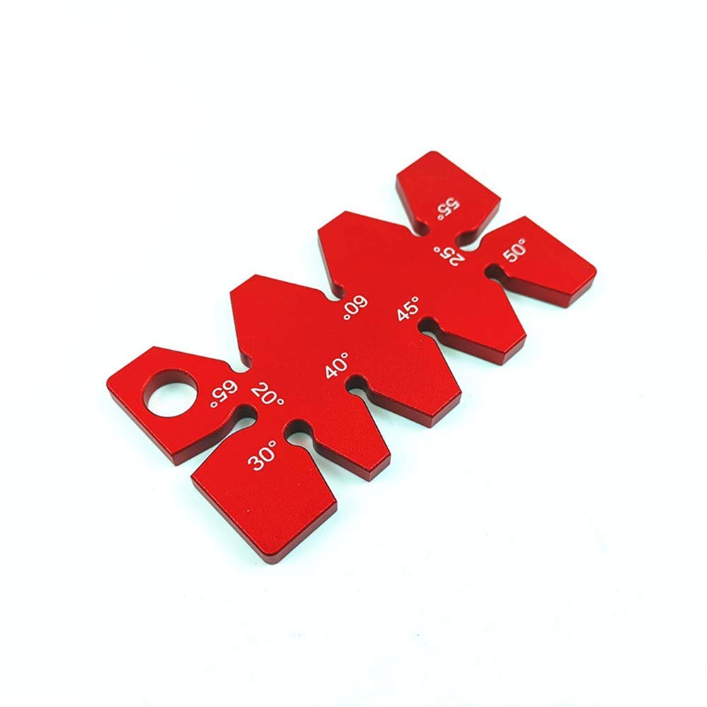 Woodworking Tenon Caliper Metric Imperial Scale Gauge Groove Gauge Industrial Hardware Accessory Table Machine Red