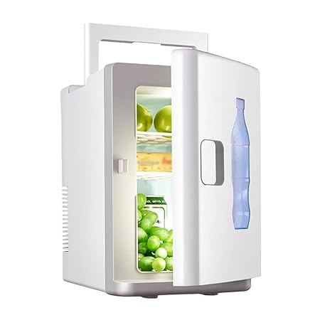 DXDCV Mini nevera 10L modelo de mesa extraíble estante y adaptador ...