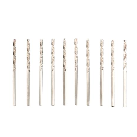 Generic 1pc 10 Pcs 2.6mm HSS Quty Precision Micro Straight Shank Twist Drill Bits Kit Stock Offer