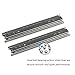 URBEST Drawer Slides 9 Inch Full Extension 3 Sections Ball Bearing Telescopic Slide Rails (9Inch)
