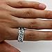 Men's Women's Fashion Stainless Steel Width 8mm Spinner Chain-shaped Ring