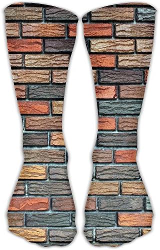 Vintage Bricks Wall Female Fashion Stockings Skinny Stockings For Football Crew Socks