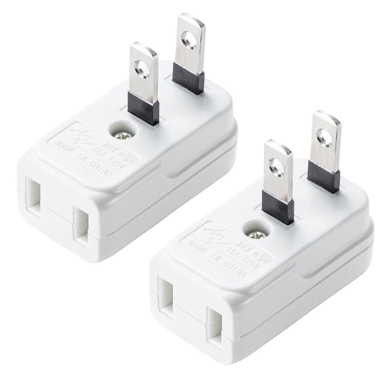 サンワサプライ スペース電源アダプタ よこ型 2個入り ホワイト TAP-B55商品画像