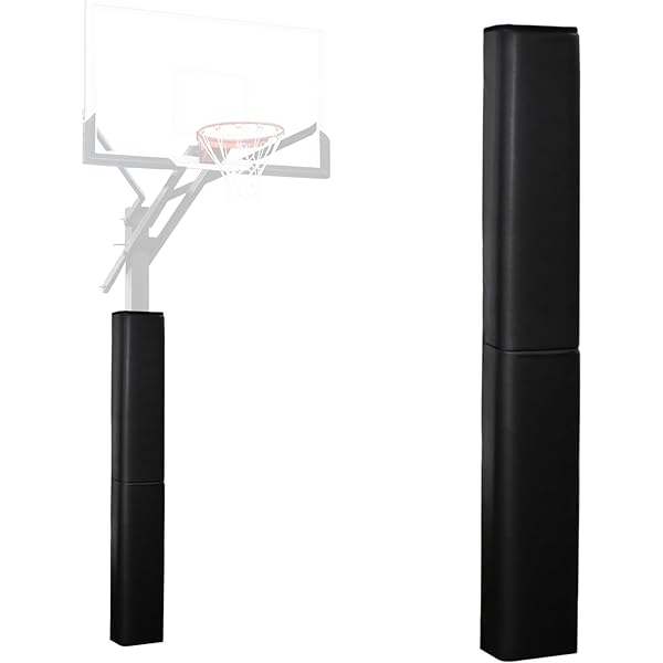72 Tall Basketball Pole Pads All Weather Square Basketball Pole | Seychelles