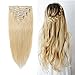 Clip in 100% Remy Human Hair Extensions 8