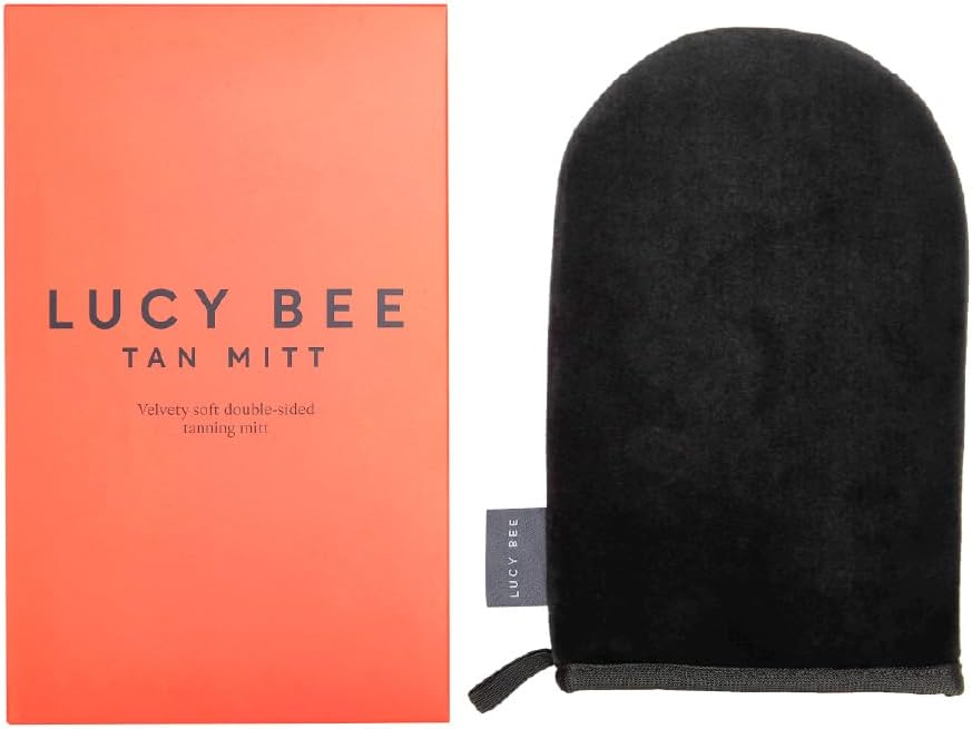Lucy Bee Fake Tan Mitt Velvety Double-Sided Reusable Applicator Streak-Free