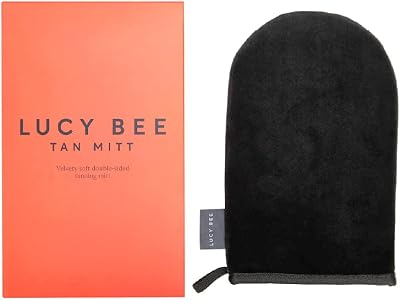 Lucy Bee Fake Tan Mitt Velvety Double-Sided Reusable Applicator Streak-Free