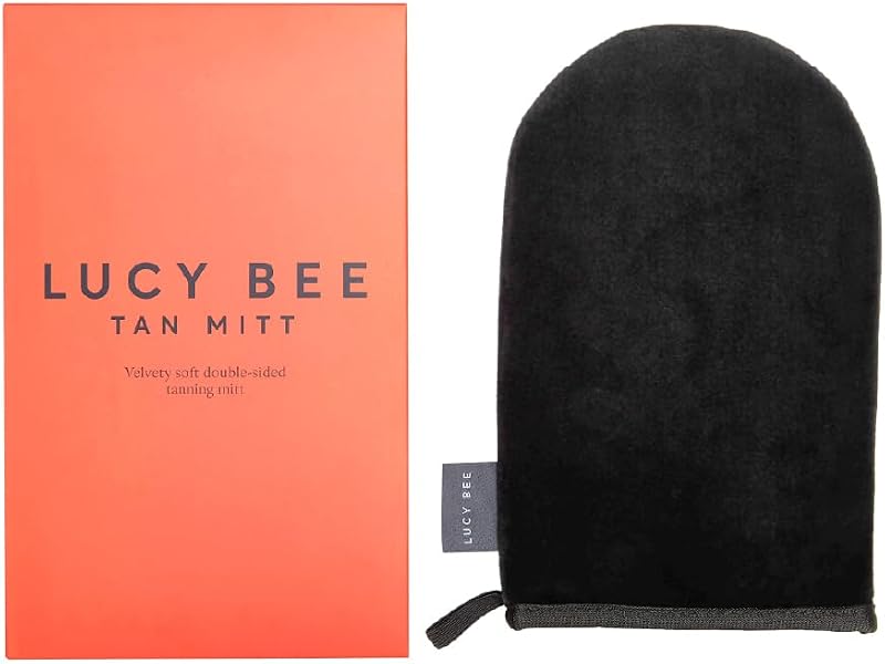 Lucy Bee Fake Tan Mitt Velvety Double-Sided Reusable Applicator Streak-Free