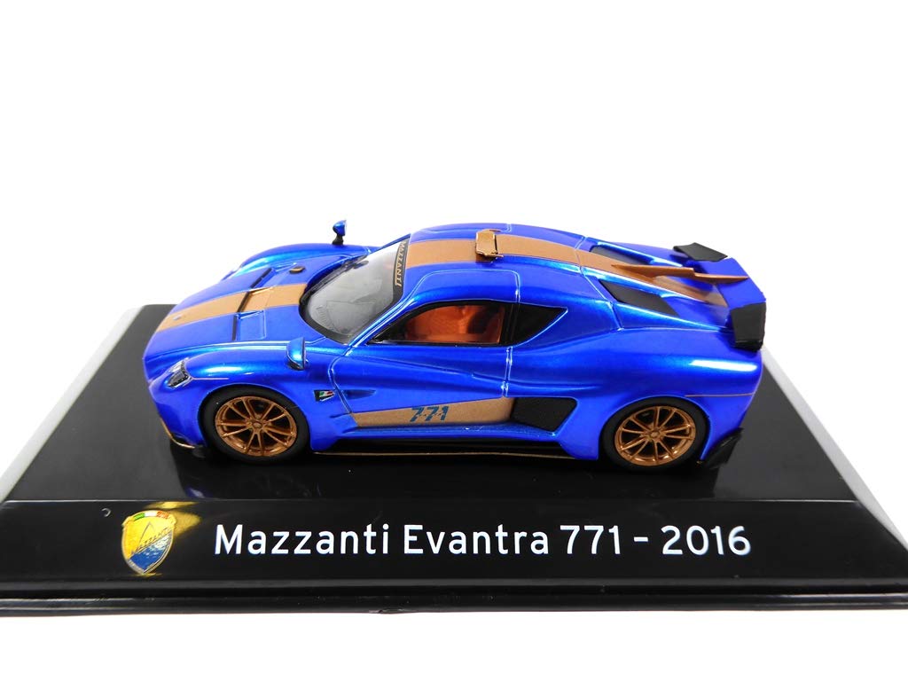 OPO 10 - Car 1/43 Collection SUPERCARS Compatible with Mazzanti Evantra 771 2016 (S70)