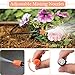 AGSIVO Patio Spray Misters Watering System Kits Accessories for Outdoor Garden Greenhouse Nozzles Misting Cooling with 49.2ft， 4/7 Blank Distribution Tubing Hose