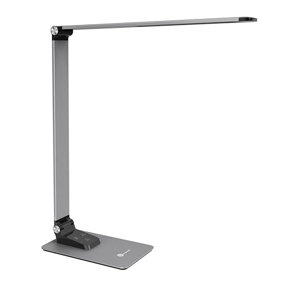TaoTronics LED Table Lamps with Large Output 5V/2A USB Charging Port and 3x3 Dimmable Levels
