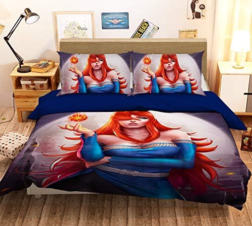 3D Naruto 82 Japan Anime Game Summer Bedding Pillowcases Quilt Duvet Cover Set Single Queen King | 3D Photo Bedding, AJ US Zoe (Twin)