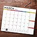 TF Publishing 19-8018A July 2018 - June 2019 Rainbow Dots Desk Pad Calendar, 22 x 17