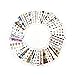 48 Sheets Halloween Nail Art Water Transfer Decals Manicure Skull Stickers
