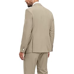 Aowdoy Men's Suits 3 Piece Slim Fit Tuxedo Suit One