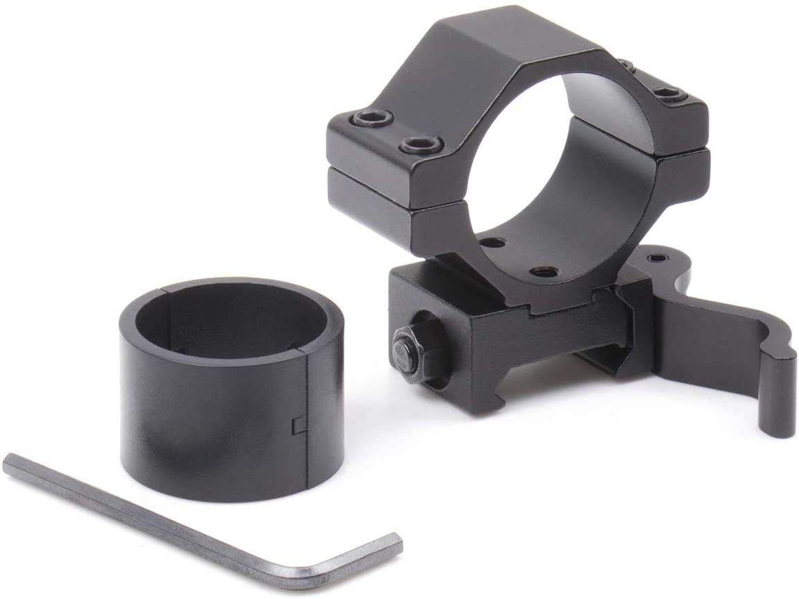 LUXJUMPER Quick Release Rail Mount, 1''-30mm Tactical Torch Scope Ring Medium Profile Rifle Scope Mount for 20mm Picatinny/Weaver Rail