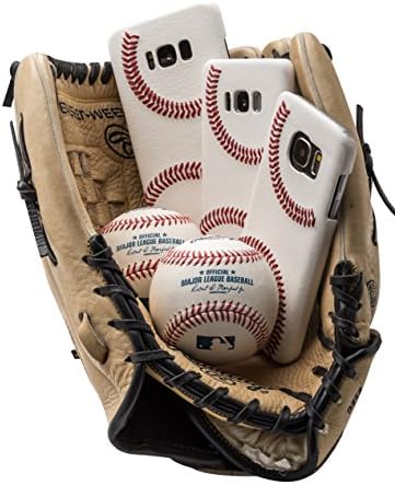mcmadley Baseball Phone Case for Samsung Galaxy S8 Plus, Made with Pro Baseball Leather and Raised Stitch, Ultra Thin, Protective Grip, Light Weight, Perfect Samsung Galaxy S8 Plus fit