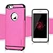 6s Plus Case, iPhone 6 Plus&6s Plus Case - TURATA [Heavy Duty] Dual Layer Hard Plastic TPU Protective Case Bumper with Dust Plug Design for iPhone 6 Plus&6s Plus (5.5 inch) - Hot Pink