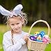 Easter Eggs with Mini Animal Finger Puppets Plush Toys, Kids Easter Basket Stuffers Party Favor School Classroom Rewards, Easter Egg Hunt Filler 12 Pack
