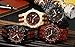 BEWELL W086B Mens Wood Watch Quartz Analog Luminous Hands Lightweight Wood Wrist Watch (Zebra Wood)