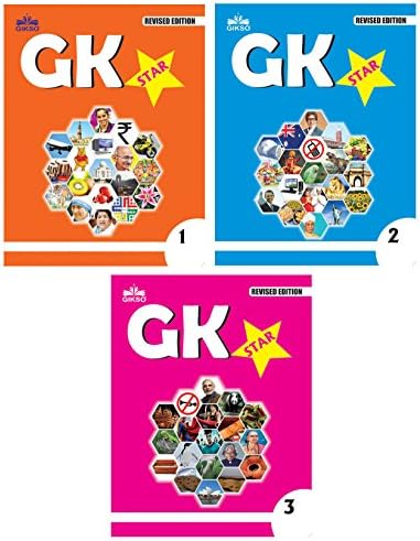 Gikso GK Star Combo of Class 1 2 and 3 Age 4-9 Years Old Kids Pack of 3 Books