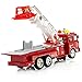 Fire Engine Truck Kids Toyl Kids Toy with Extending Ladder & Lights & Siren Sounds Vocal Phrases Bump & Go Action
