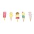 Ice Cream Cone Shaped 'Happy Birthday' Foil Balloon - 33 Inches, Holographic - View #6