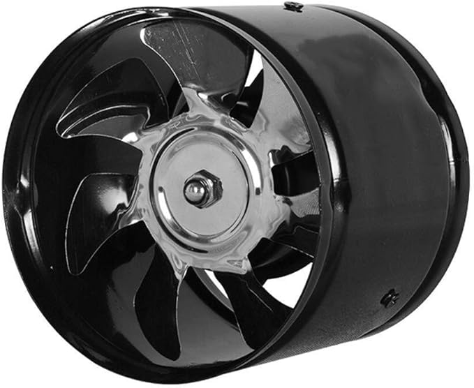 Ventilador de escape Suministro 8 Pulgadas Flujo axial Salida de Humos