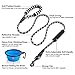 Toozey 6 FT Dog Leash with 2 Padded Handle, Reflective Nylon Rope Leashes for Medium Large Dogs, Adjustable Traffic Handle, Bonus Collapsible Dog Bowl, E-Book