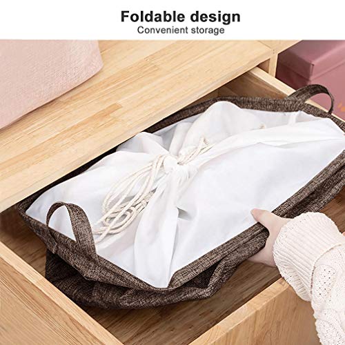 YOOKEA 2 Stück Wäschekörbe Faltbarer Wäschesack Aufbewahrungsbehälter