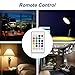 ICOCO Bluetooth Smart Speaker Light E27 LED White + RGB Bulb Colorful Lamp Smart Music Audio Bluetooth Speaker with Remote Control for Home, Stage