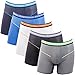 FITEXTREME Mens Breathable Performance Stretch Boxer Briefs 3 to 5 Pack