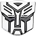 Transforming Auto Robot Auto Emblem - [Chrome][2 1/2'' Tall]