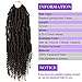 2 Packs Spring Twists Synthetic Crochet Hair Extensions 12 inch 24 strands/pack Ombre Crochet Passion Twist Braids Fiber Fluffy Curly Twist Braiding Hair Bulk (4#)