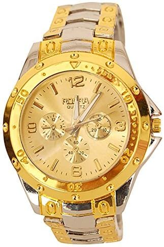 A r sales Analog Gold Dial Men's Watch-Not Specified