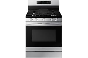 Samsung 30 in. 6 cu. ft. Stainless Steel Freestanding Gas Range with Air Fry